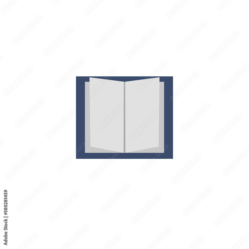 book illustration, book icon with an elegant concept, suitable for simple designs