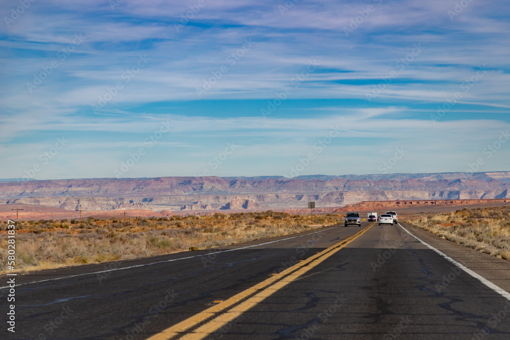 Arizona U.S. Route 89 and Grand Canyon Landscape