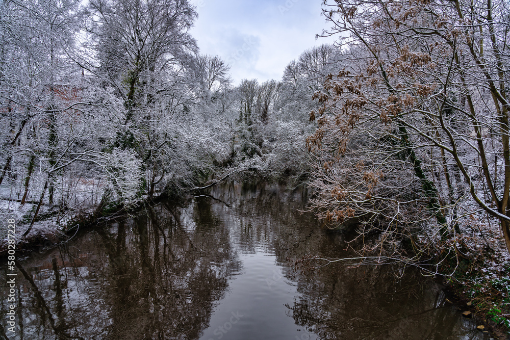 Oker bei Braunschweig im Winter Oker bei Braunschweig im Winter