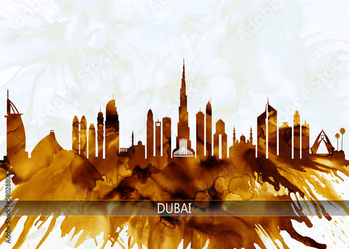 Dubai UAE Skyline