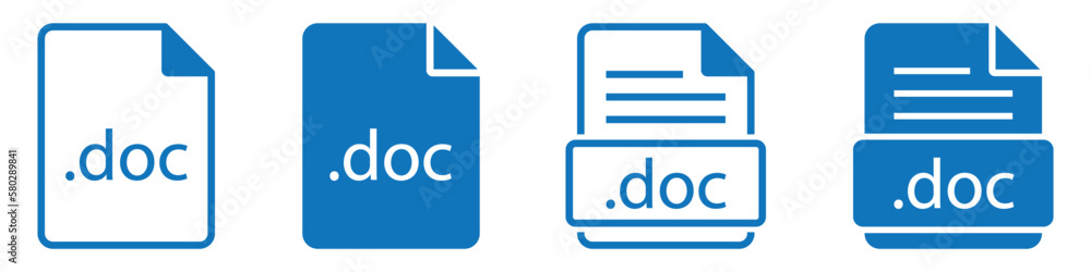 Document format file icon. Document text icon, Vector Illustration Document format file icon. Document text icon, Vector Illustration