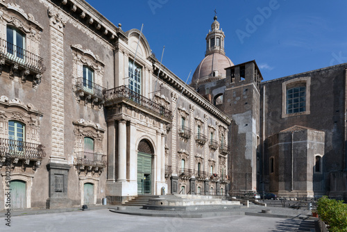 Catania. Monastero dei Benedettini di San Nicolò l'Arena ora Università degli studi della Città 