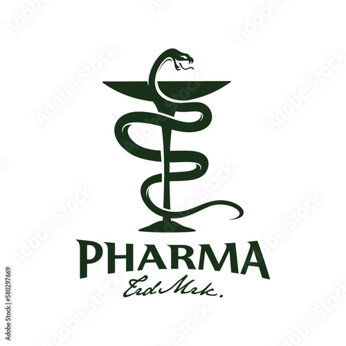 logo pharmacy vector template illustration