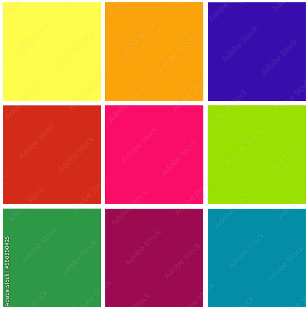 Fototapeta premium magic cube, colorful, colors, square, geometric, cheerful, fun, numbers, children's, book, textbook, school, scholar