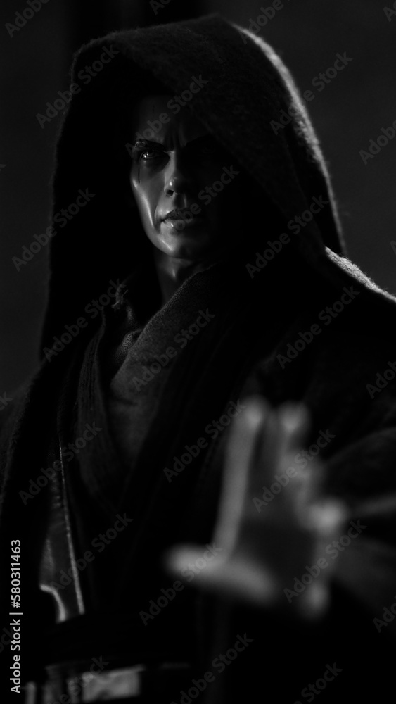Obraz premium Bangkok Thailand. April 30 2018. Star Wars figure. portrait images. toy figures characters model standing.