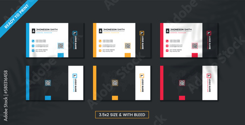 Corporate Visiting Card Design Template.