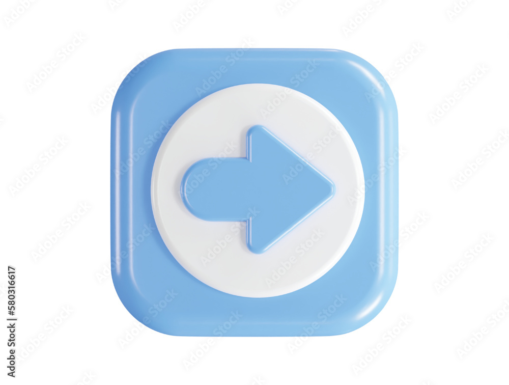 Arrow icon 3d rendering share vector element illustration Arrow icon 3d rendering share vector element illustration