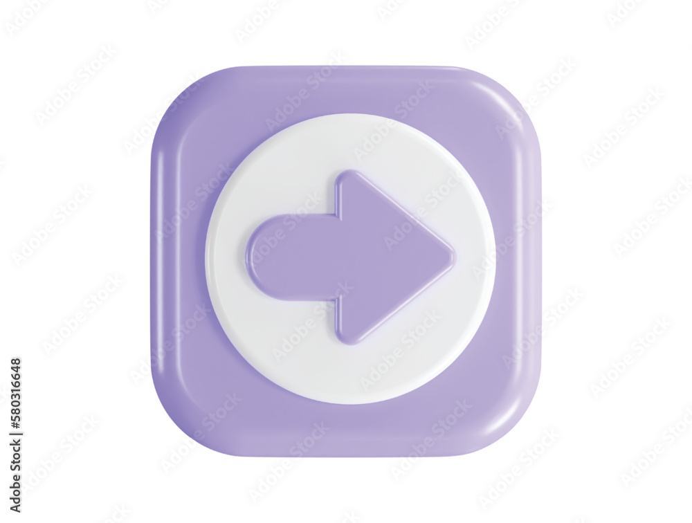 Arrow icon 3d rendering share vector element illustration Arrow icon 3d rendering share vector element illustration