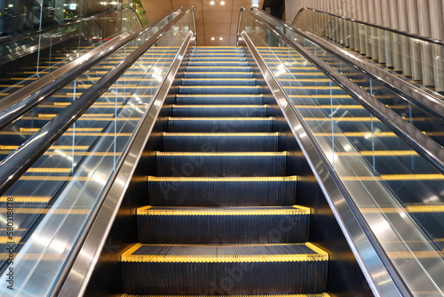 stairs up, escalator