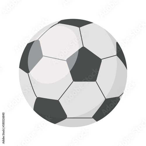Vector cartoon image of a sports ball. The concept of sports  hobbies and competitions. A useful activity. A bright element for your design.