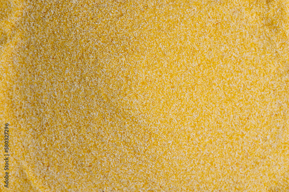 Scattered dry corn flour for cooking porridge Scattered dry corn flour for cooking porridge