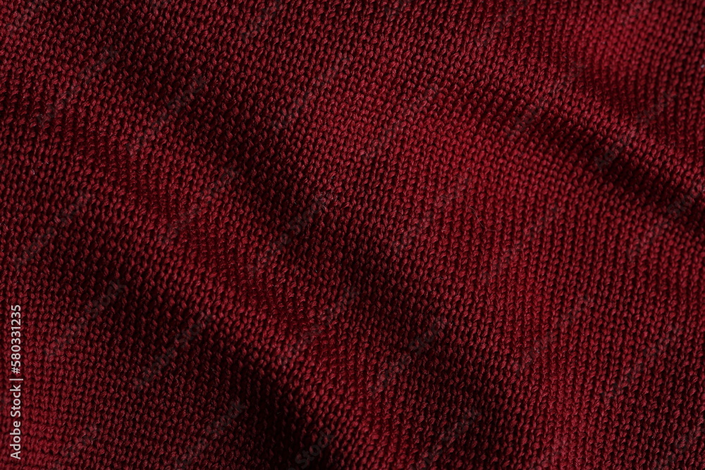 Dark red burgundy color cloth texture close up Dark red burgundy color cloth texture close up