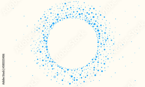 Abstract Blue Random Dots Background Creative vector design Templates