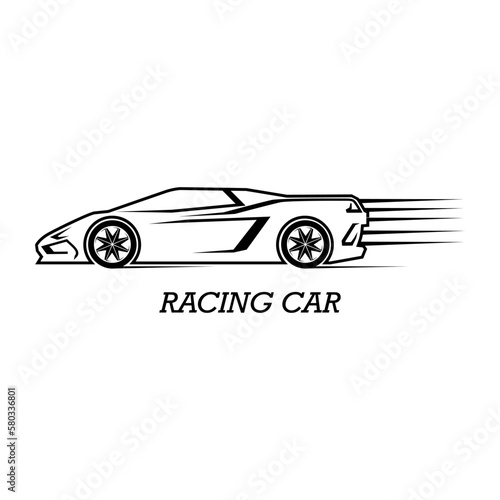 supercar vector icon illustration photo