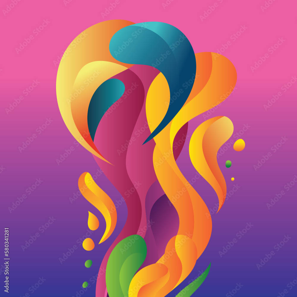 Trendy background with dynamic liquid shapes Trendy background with dynamic liquid shapes