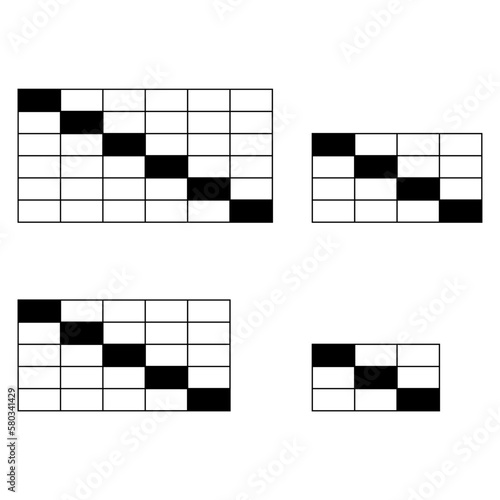 Bracket sport tournament, blank elimination event sign, playoff match vector illustration