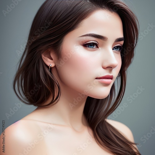 Headshot Portrait of a young girl