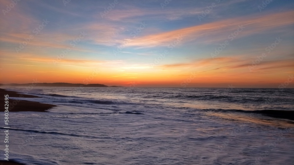 sunrise on the beach - Nascer do sol na praia