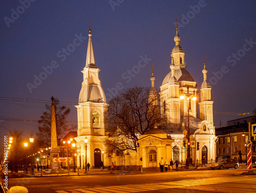 St. Andrew's Cathedral in the evening