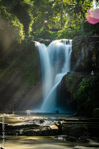 Divine Light at Tegenungan Waterfall photo