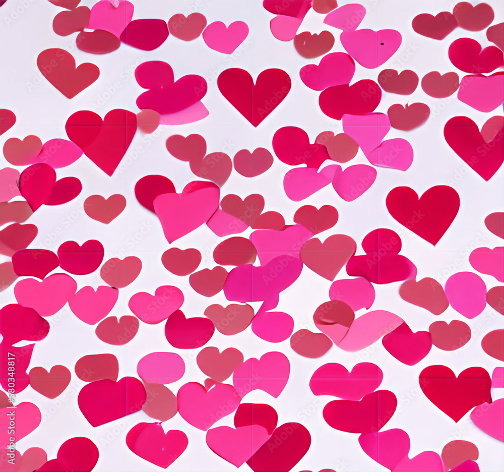 valentine background with hearts