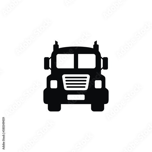 Truck icon isolated on white background