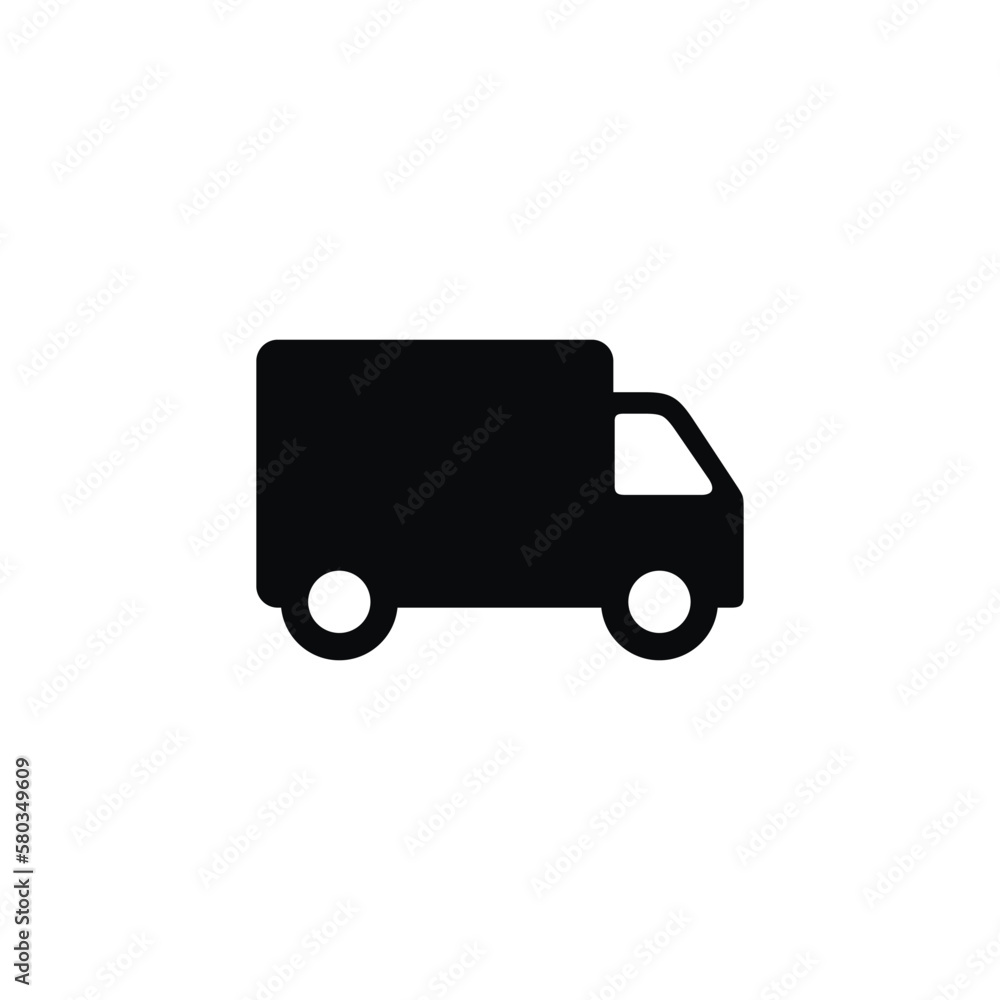 Truck icon isolated on white background Truck icon isolated on white background