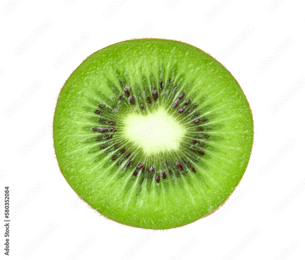 Kiwi fruits slice on transparent png Kiwi fruits slice on transparent png