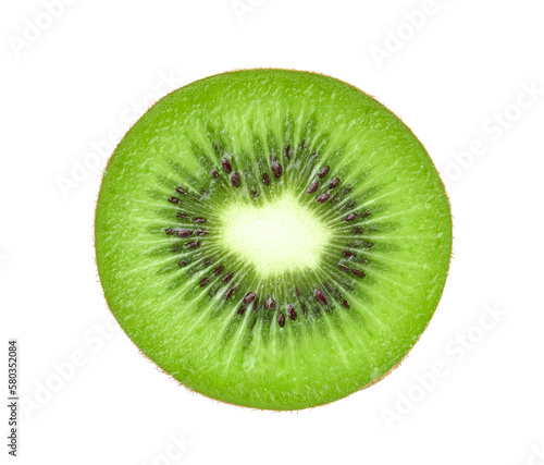 Kiwi fruits slice on transparent png