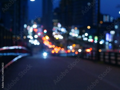 Photography Night view of Tokyo