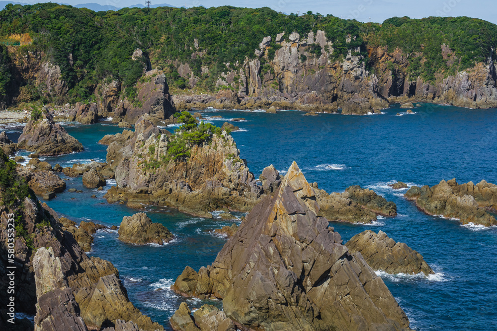 Obraz premium 和歌山県 串本町の海金剛と海景色