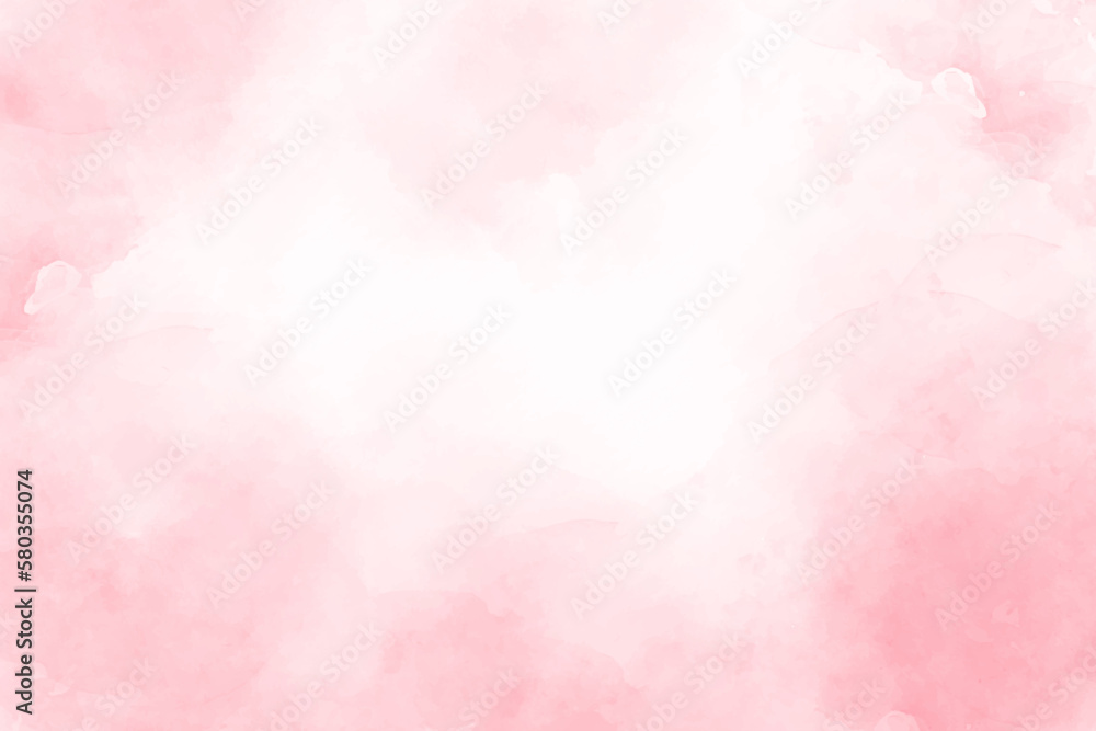 Abstract pink watercolor background. Paint brush paper textured stain ...