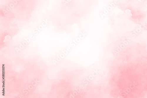 Fotografiet Abstract pink watercolor background