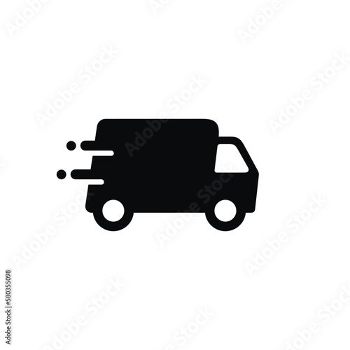 Car delivery icon isolated on white background