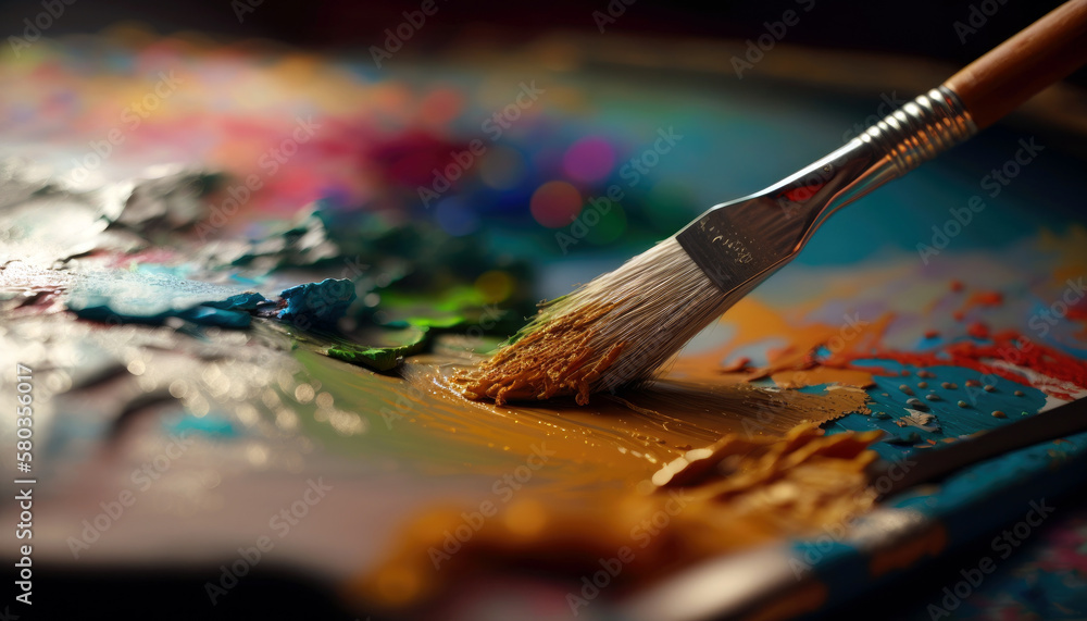 Texture and Depth: Exploring Painting Techniques with Brush and Knife (created with Generative AI) Texture and Depth: Exploring Painting Techniques with Brush and Knife (created with Generative AI)