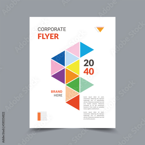 Corporate Brochure, flyer, Annual reports, Leaflet, poster, magazines, book Cover Design Template