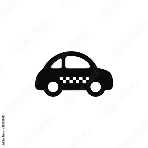 Taxi icon isolated on white background