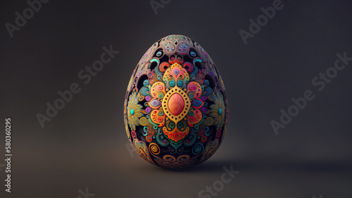 Easter Concept with Designer Egg.