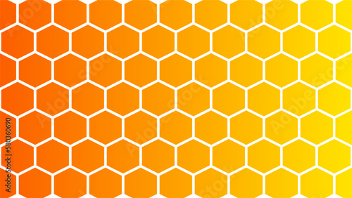 Pattern of honeycomb. Illustration of geometric hexagonal pattern. Pattern of hexagon for background, layout, decoration, template, texture or wallpaper in graphic design