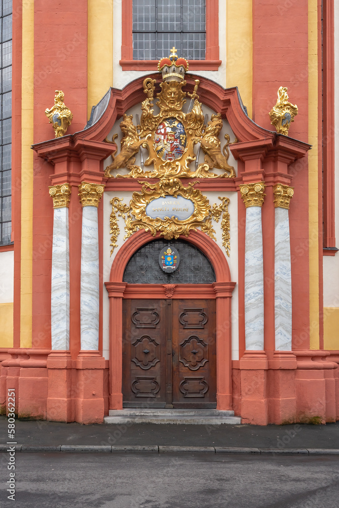 Basilica of St. Paulinus (St. Paulinskirche) Portal Door - Trier, Germany