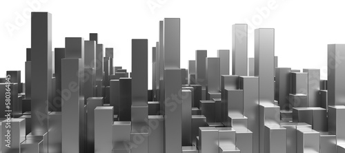 Fototapeta Naklejka Na Ścianę i Meble -  Geometric background, 3d render