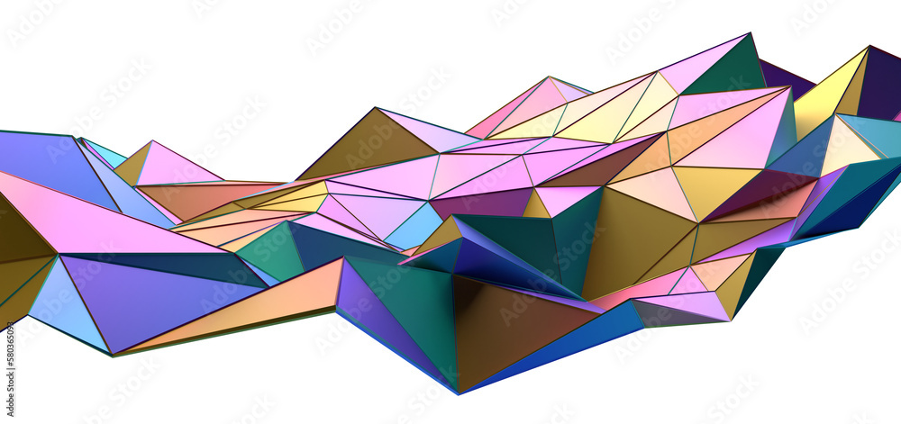 Abstract colorful structure, 3d render Abstract colorful structure, 3d render