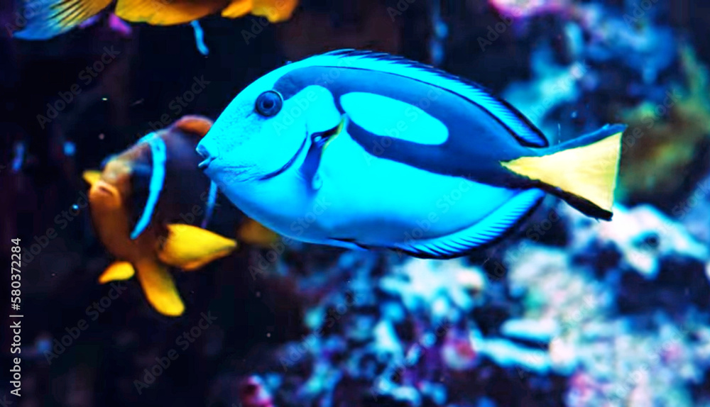 fish in aquarium fish in aquarium