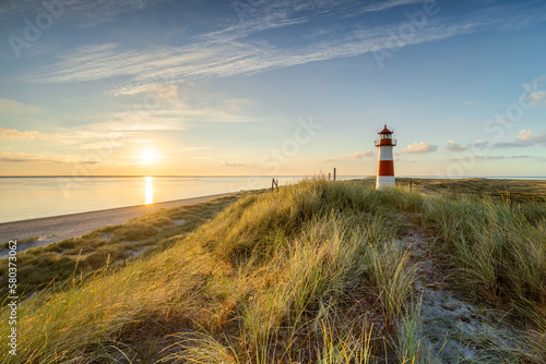List Ost Lighthouse, Sylt Island, Germany