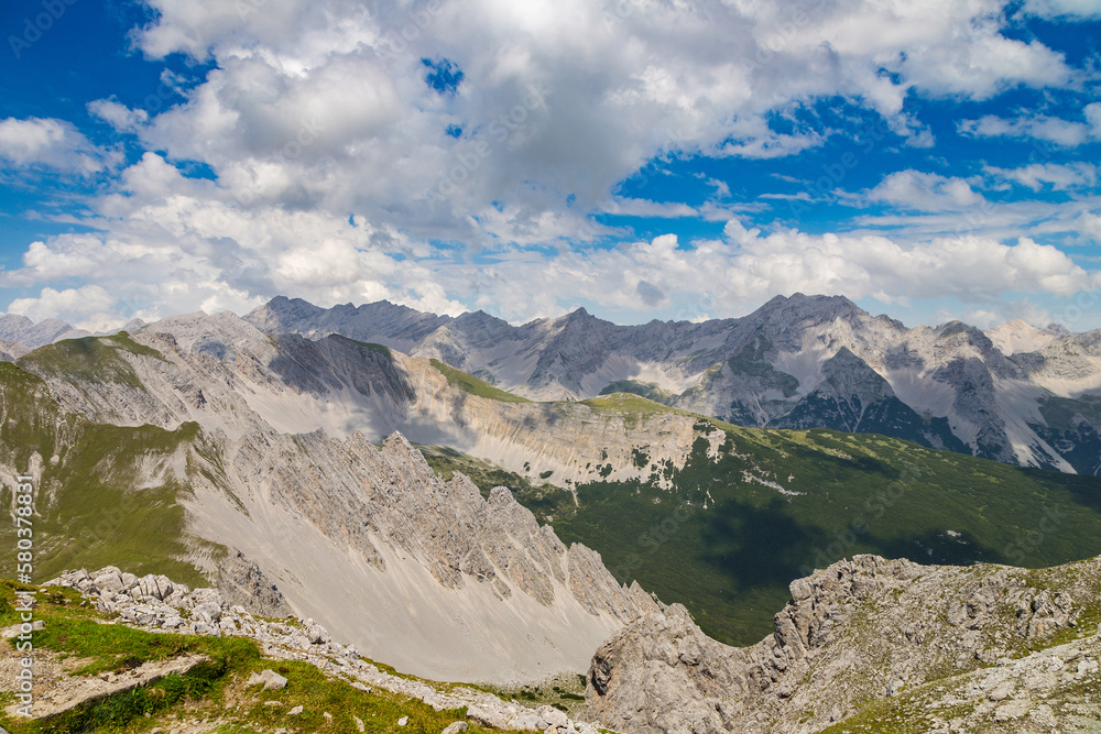 High mountain in Alps