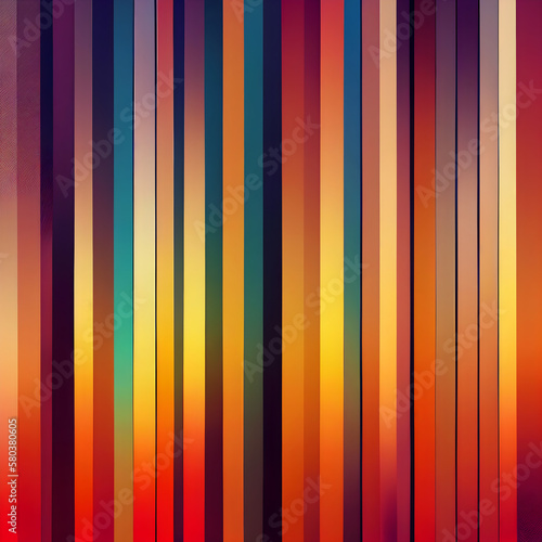 Gradient colors background, multicolor illustration. Generative AI