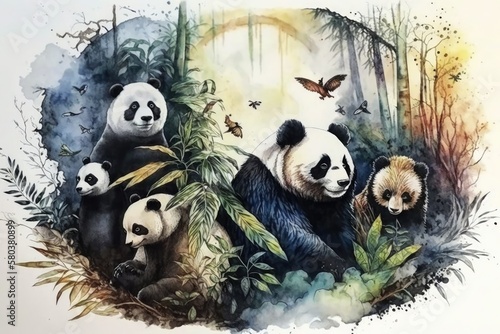 mis-panda-malowany-akwarela