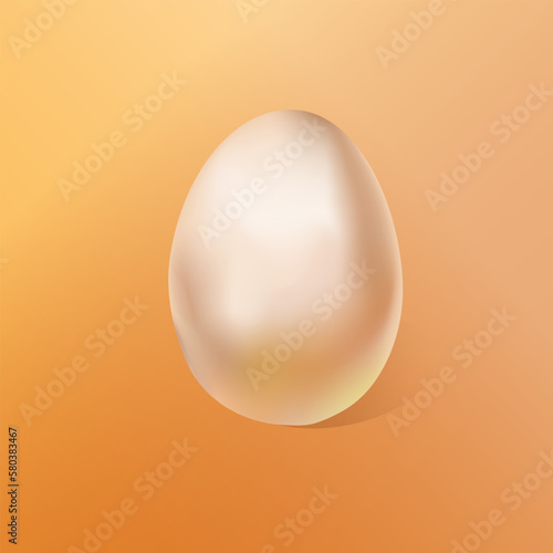 Egg realistic illustration. For your decor