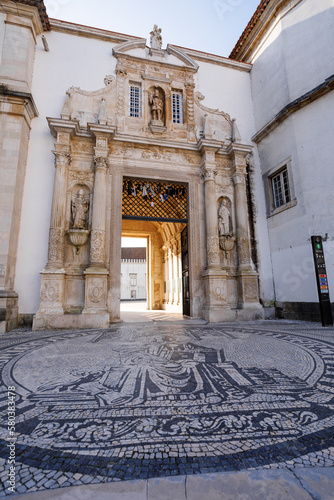 Coimbra University Gate in Coimbra, Portugal