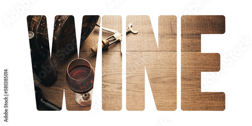 Cuadro en lienzo Wine and fine drinking concept